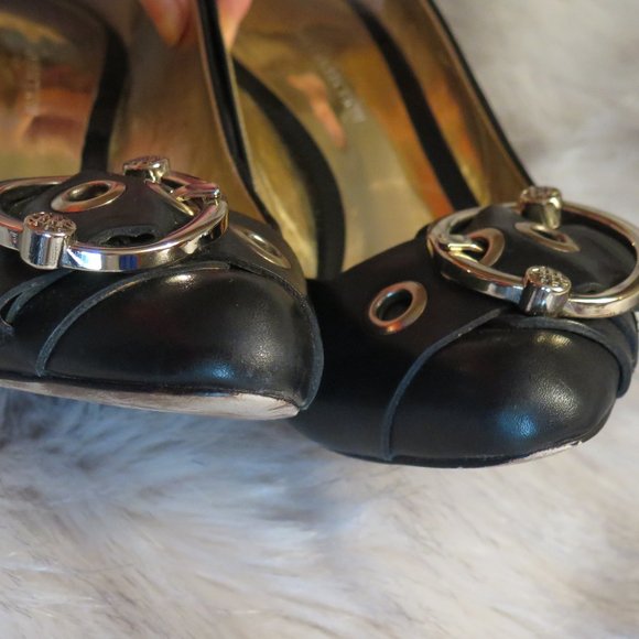 VIANNI COLLECTION LEATHER SHOES WITH BUCKLE DETAIL - Picture 10 of 12